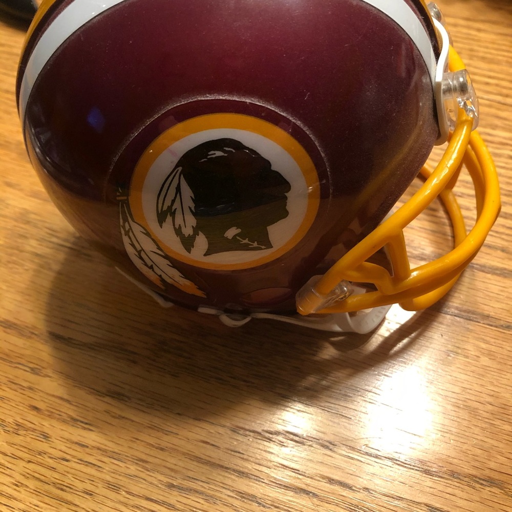 Mini redskins football helmet